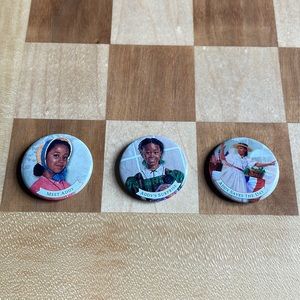 AG American Girl Addy Pins (3) Book Buttons